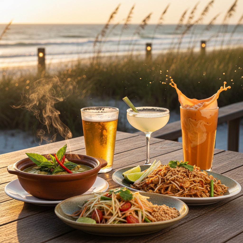 The Ultimate Gulf Coast Guide to Pairing Drinks with Thai Cuisine